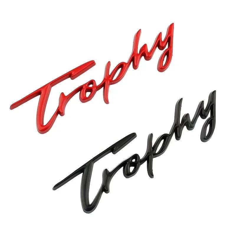 1Pc 3D Metal Trophy Letters Rear Trunk Body Decals Badge Emblem Stickers For MG5 MG6 ZS HS MG3 XPower Car Styling Accessories