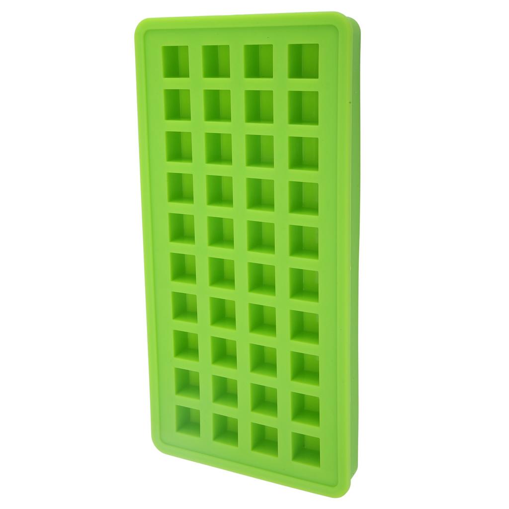 40Grids Silicone Ice Tray Square Shape Ice Cubes Maker Mold DIY Kitchen AccessoriesGreen