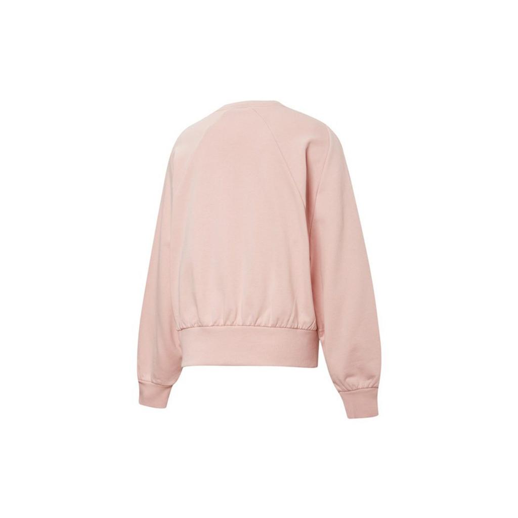 PUMA Sweatshirts Women's Pink Crew Neck Moderate Regular 531292-15