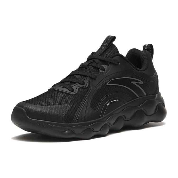 Anta Lightweight Rebound Low Top Running Shoes Women's Black 122245574-4