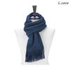 Elkate Women's Muffler LDRM009 Women's Plain Wool Cashmere Daily Scarf