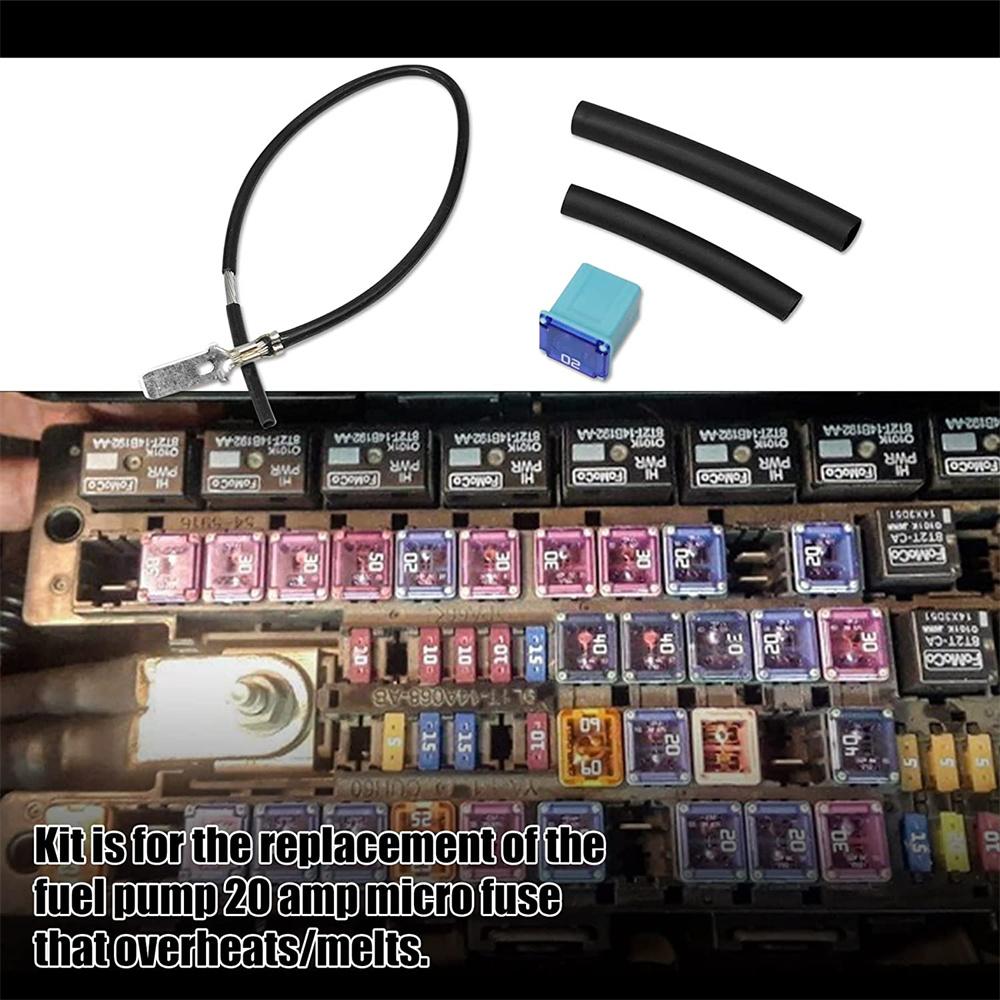 

New Fuse Relocation Kit 926-034 For Ford F150 EL3Z-14293-A with 2× Shrink Tubing