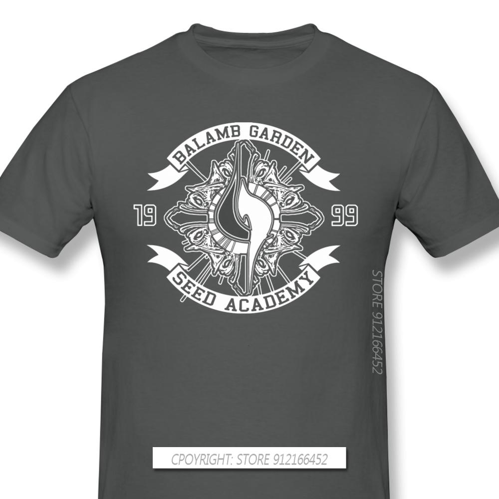 Men Clothes Final Fantasy Role Playing Video Game Series T-Shirts Balamb Garden Seed Academy Fashion Short Sleeve