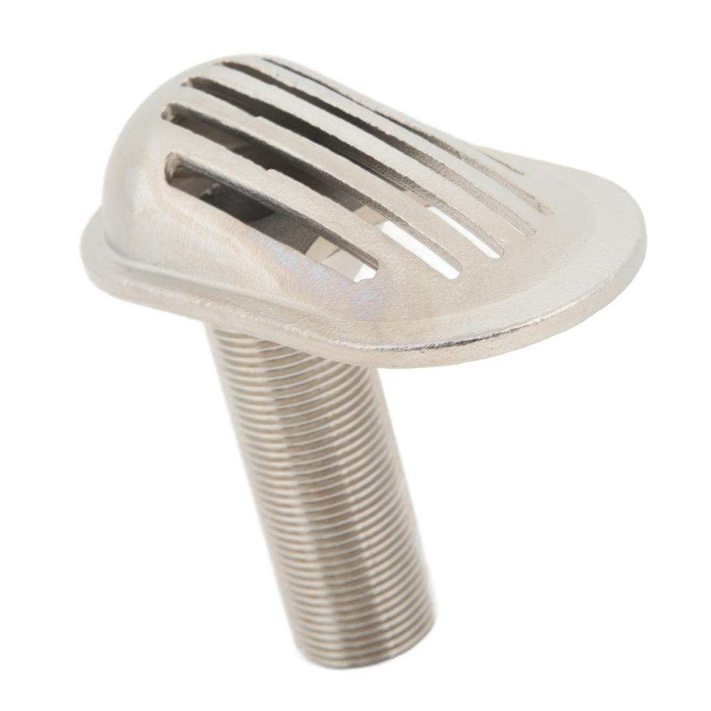 Marine Intake Strainer Stainless Steel 316 Thru Hull Water Pickup Filter for Boat Yacht Kayak Replacement Accessories