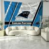 Carolina Panthers Wall Tapestry Aesthetic Wall Hanging Printed Fabric Blanket Decorative Tapestries for Bedroom Living Room Home Decor
