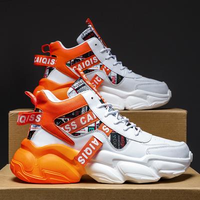 Frühling Herrenschuhe Sommer Mittelschule Basketball Sport Laufschuhe Jugend Casual High Top Platform Daddy Tide Schuhe