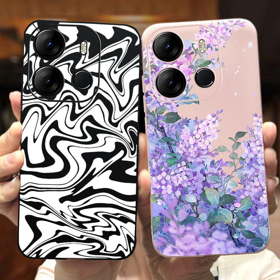 For Tecno Spark GO 2023 Case Stylish Fashion Soft Silicone TPU Housing Capa For Tecno Pop 7 Pro Pop7 Coque Pop7 BF6 BF7 Bumper