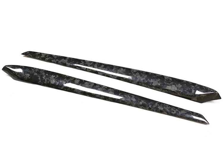 Tesla Model Y Dry Carbon Interior Door Trim Sticker Set