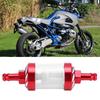 Glass Fuel Filter   Aluminium Alloy   Replacement for Cars ATV SUVs Motorcycles Pit Bikes