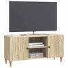 TV Cabinet in Sonoma Oak 102 x 34.5 x 50 cm Particleboard