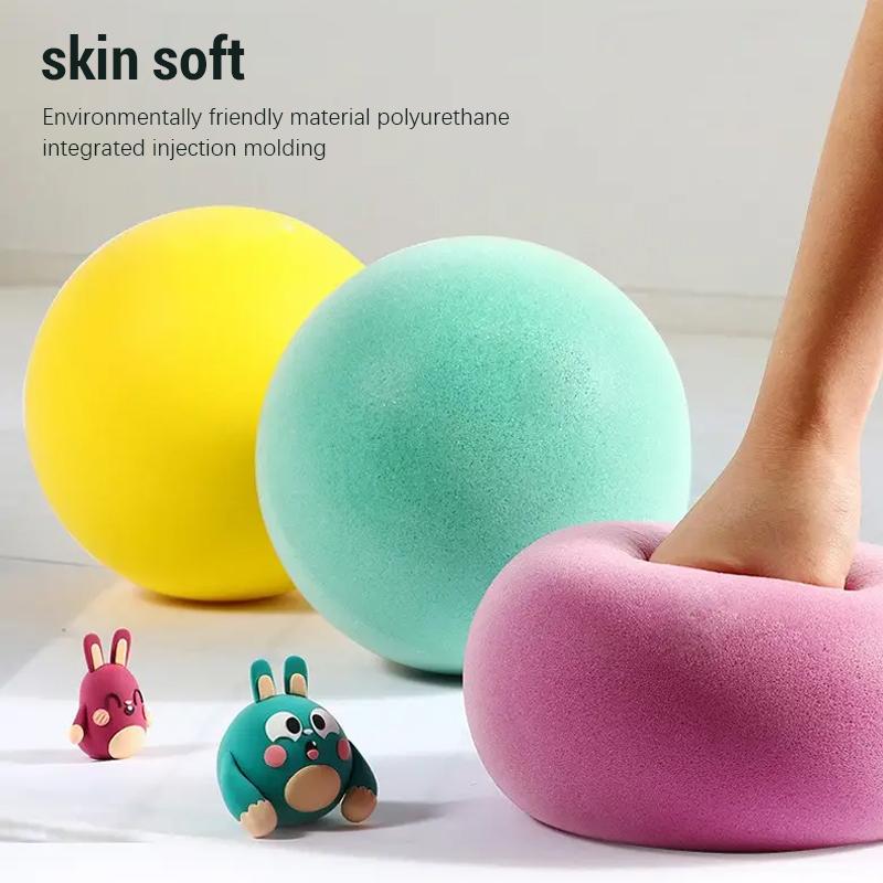 18CM Mute Ball Baby Outdoor Toy Solid Sponge Soft Elastic Ball Children's Indoor Sports Noise Reduction Ball Development Games