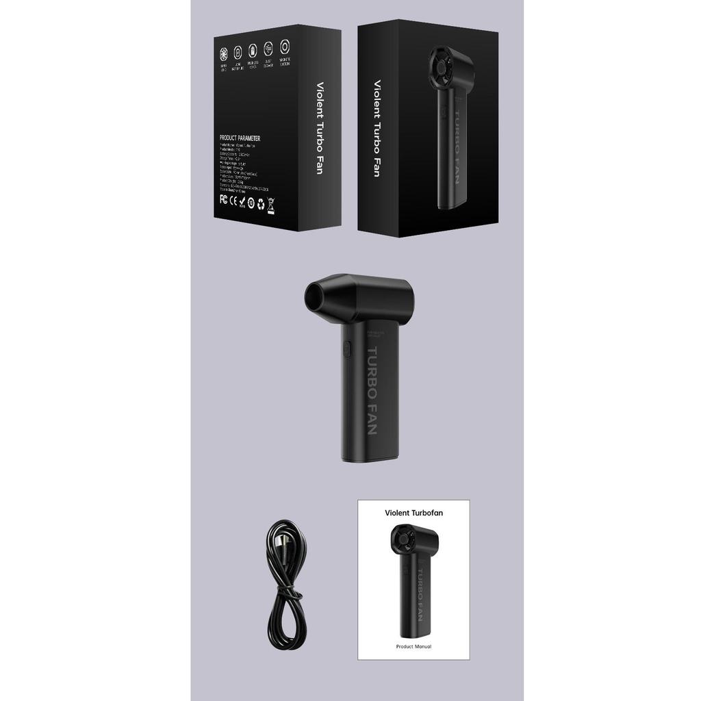 X5 High-Power Turbo Handheld Portable Outdoor Fan