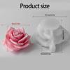 Rose Flower Silicone Candle Molds for Making Candle Soap Epoxy Resin Multipurpose Silicone Mould for Gypsum Decoration
