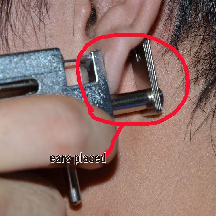 Stainless Steel Ear Piercing Gun & Tool with Studs In Stock