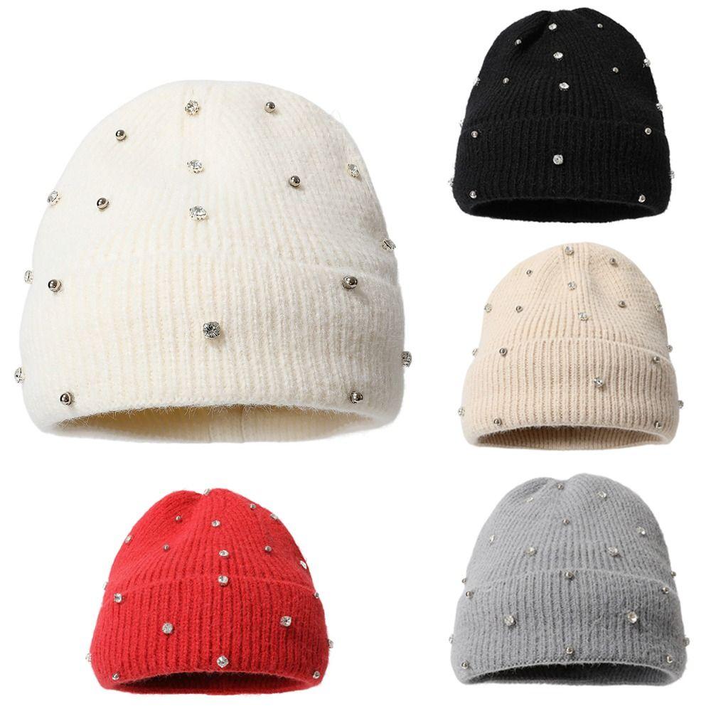 Casual Skullies Cap Keep Warm Pullover Yarn Hat Outdoor Warm Bonnet Beaanies Autumn Winter