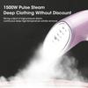 Hand-Dampfbügler 1500W Schnelle Heizung 330ml Tragbares Dampfbügeleisen für Kleidung Stoff Zuhause Reise Büro Hochzeit Anti-Tropf