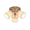 3-spot Ceiling Light - NETTLIFE - 3-bulb E14 Ceiling Light - White - Metal - E14 Socket