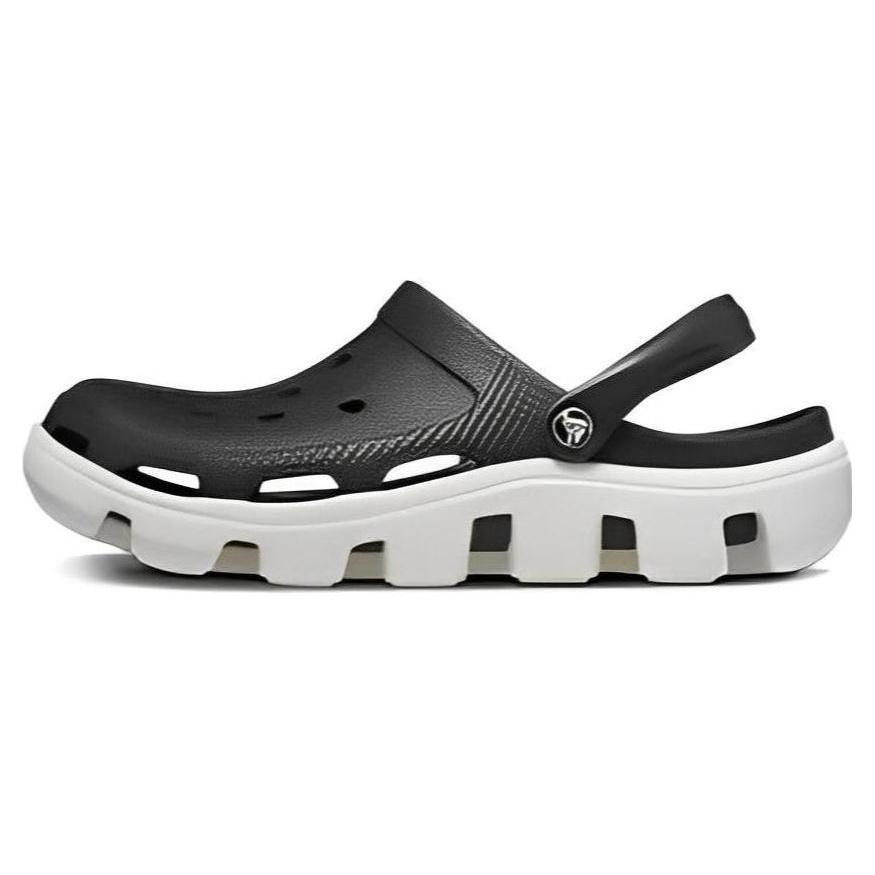 Crocs Duet Beach Sandals Black White Men s 11991-066 EU 37-38