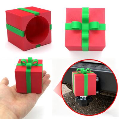 Trailer Coupling Cover Cap Christmas Pendant Decoration Gift Box