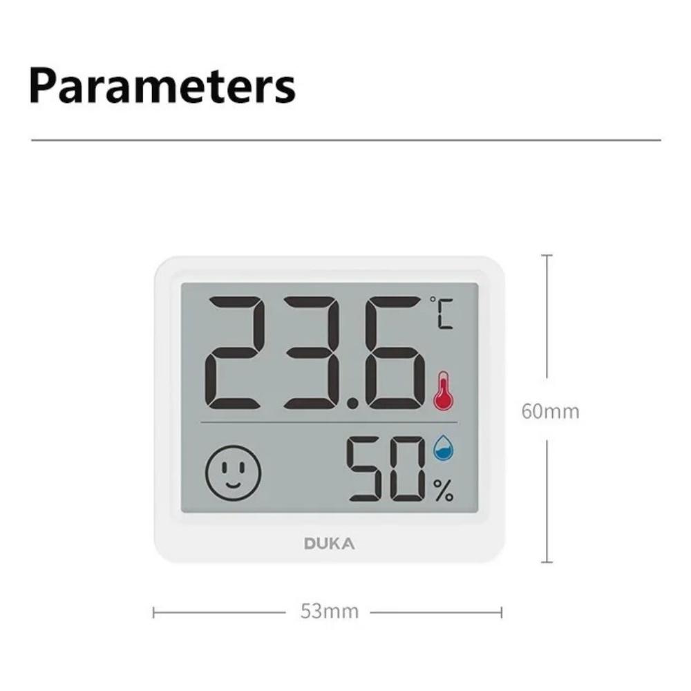 Digital Thermometer Hygrometer with 2.5 Inch LCD Screen Mini Indoor Outdoor Humidity Temperature Meter Gauge for Home Garden