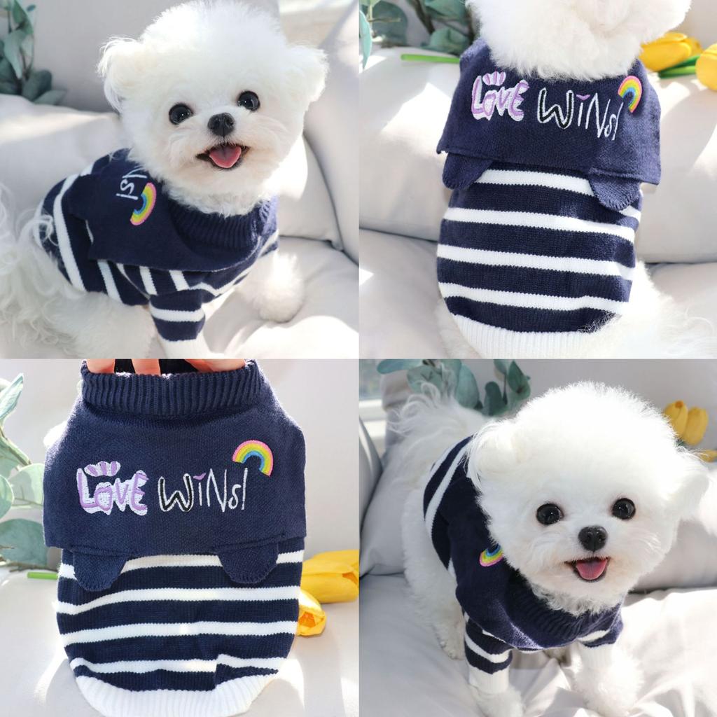 Sweaters, Puppy Clothes, Spring and Autumn Clothing, Teddy Bichon, Pomeranian Cats, Schnauzers, Small Dogs, Autumn and Winter