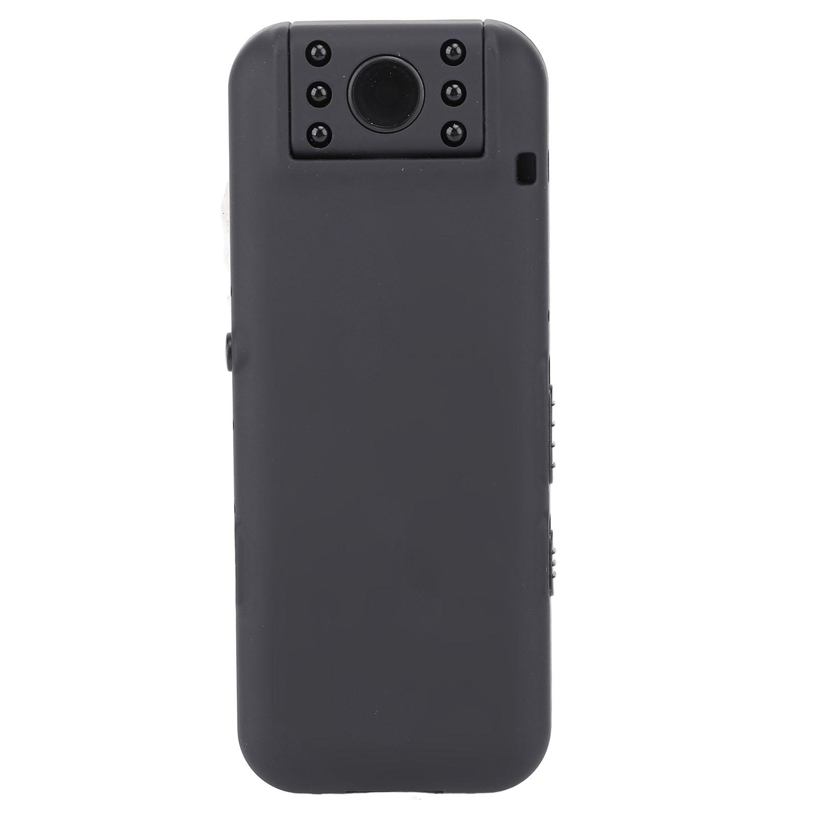 

Body Video Camera 1920P Portable 180 degrees Rotating Lens Loop Record Back Clip Body Camcorder for Travel