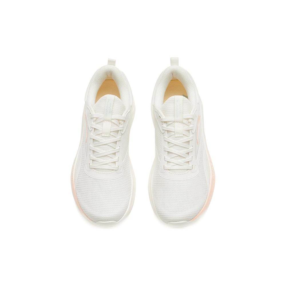 New Anta Stinger SE Anti Slip And Wear Resistant Breathable Low Top Running Shoes Women's White Green Orange 922315585-5