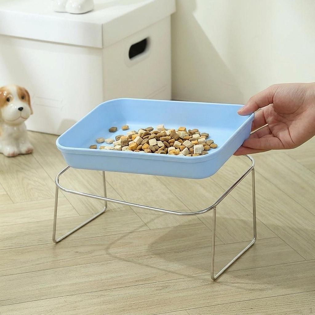 Bowl Easy to Clean Elevated Pet Feeder Raised Cat Food for Small Pets Little Dogs