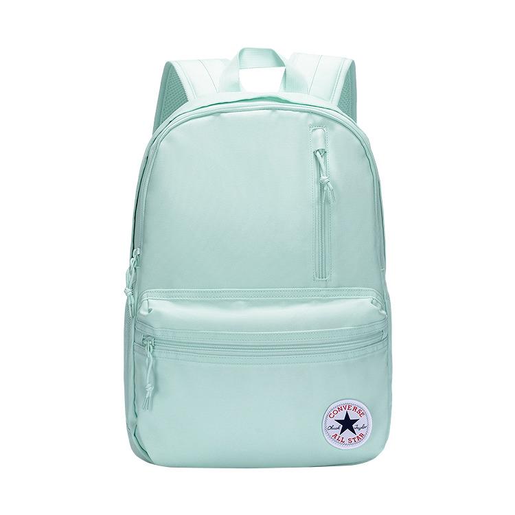 Converse Casual Sports Versatile Polyester Backpack Unisex Backpack Transparent-Blue CV2613240GS-007 Transparent Azure