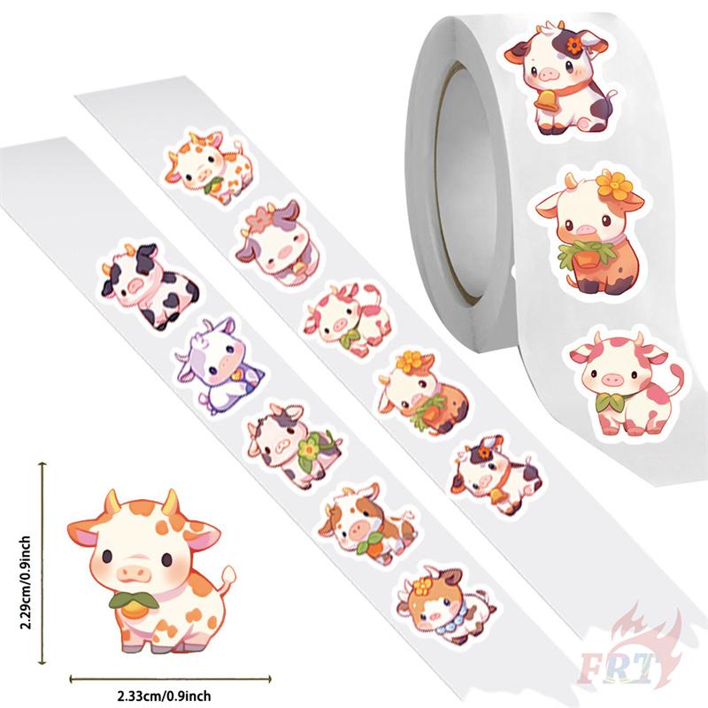 500Pcs/Roll Q Calf Kids Rewards Stickers - DIY Scrapbooks Album Decor Sealing Label Decals