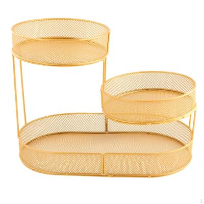 3 Tier Fruit Holder for Countertop, Vegetable Storage Rack, Large Capacity Serving Stand