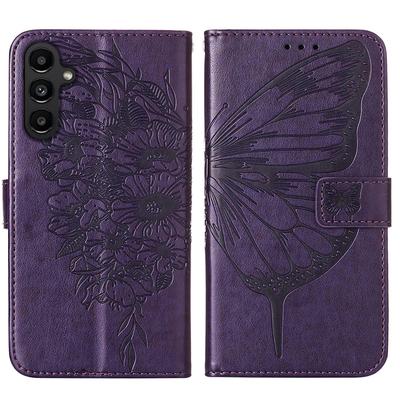 Magnetic Flip Leather Cover Butterfly Wallet Phone Case For Samsung Galaxy A04E A04S A13 A14 A23 A24 A33 A34 A53 A54 A73 5G/4G