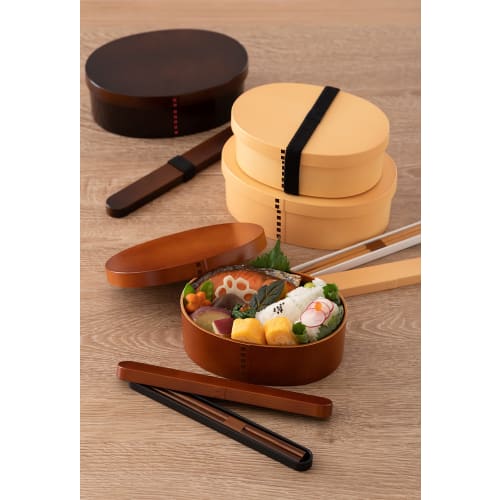 Tatsumiya Bento Box, Antibacterial Coating, Magewappa, Single Tier, Made In Japan, Large, Light Brown