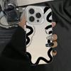 New English Black Pattern Is Suitable for Iphone17 Mobile Phone Case Apple 15promax/14 Foreign Trade 13pro16