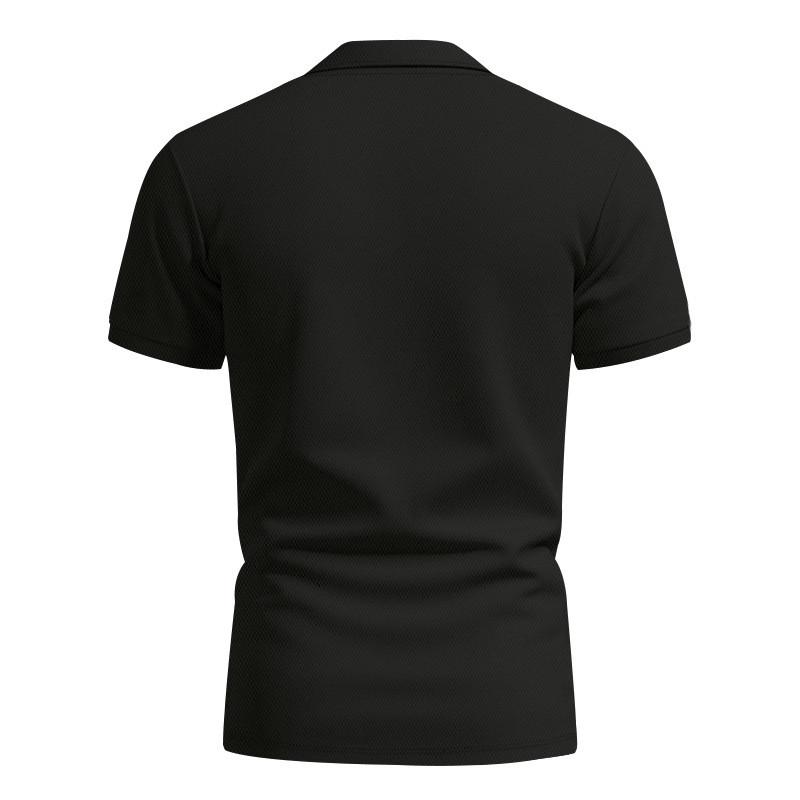 Men's Summer Leisure Culture Breathable Short Sleeved Shirt Top