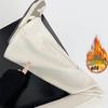 Women's Slimming High-Waist Fleece Lined Micro Flare Yoga Pants with Zipper - Autumn/Winter Trend