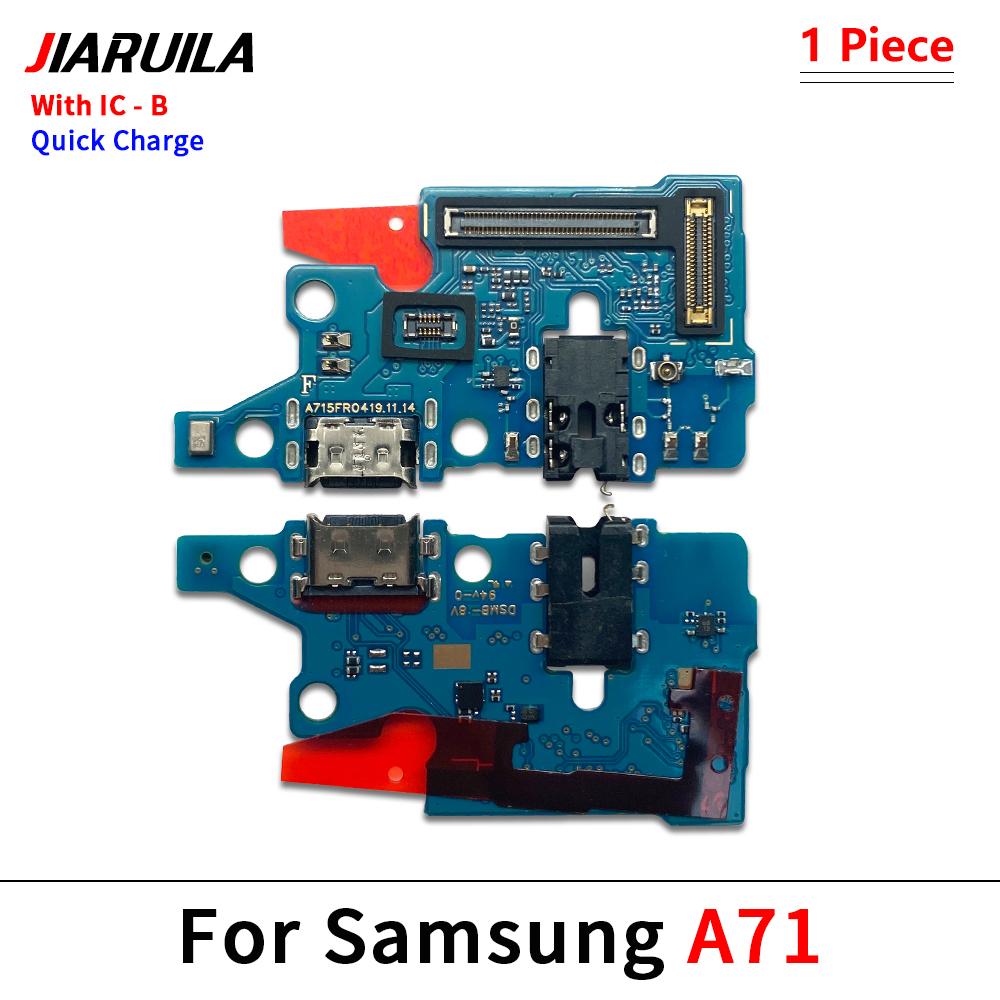 For Samsung A11S A11 A11 A11 A71 A71 USB Charging Port Mic Microphone Connector Main Motherboard LCD Flex Cable Replacement