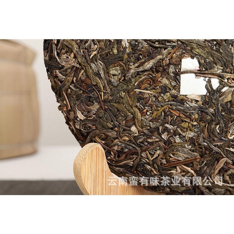 357g Yunnan Pu'er Tea Tianmen Mountain Pu'er Raw Cakes Seven Zigzag Tea