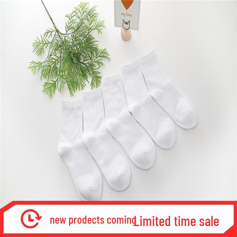 

Білі дитячі шкарпетки середньої довжини для хлопчиків та дівчаток 1-3 Years