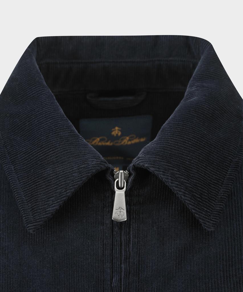 Brooks Brothers Corduroy Varsity Jumper (Navy) (Bbotmbf305)
