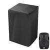 Oxford Cloth Speaker Dust Cover Multimedia Metal Audio Cover Dust and Waterproof Protective Cover Black Silver Oxford Cloth