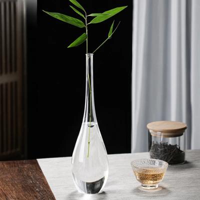 Blumenarrangement Zen Vase Tischvase Transparentes Glas Kleine Vase Hydroponisch Japanische Heimdekoration Heimschmuck Handwerk