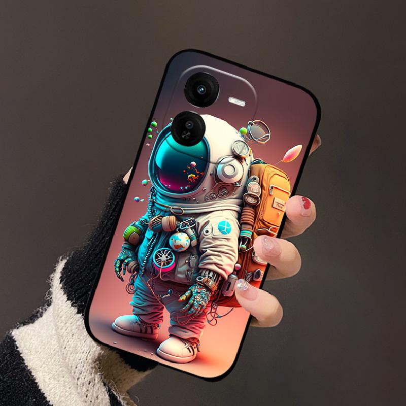For IQOO Z9x Case Soft Silicone Shockproof Protection Cases Funda For Vivo IQOO Z9x Anti-fall Protection Phone Cover Coque