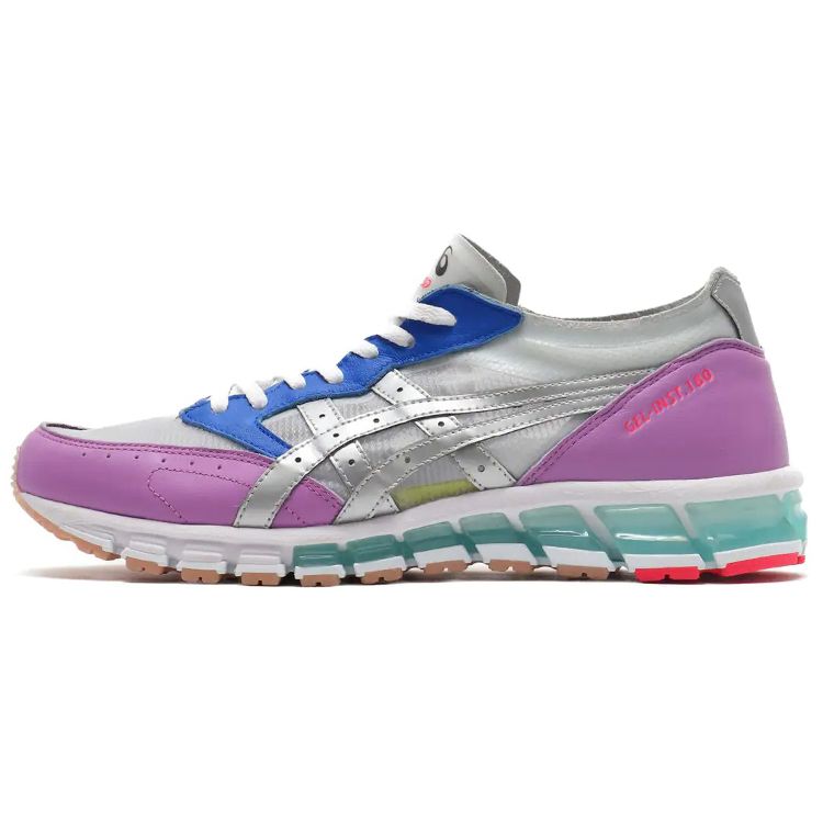 Asics Atmos X  Gel-Inst 180 Collaboration Trendy Outdoor Low-Top Running Shoes Men Sneaker Gray Blue Purple 1023A017-100