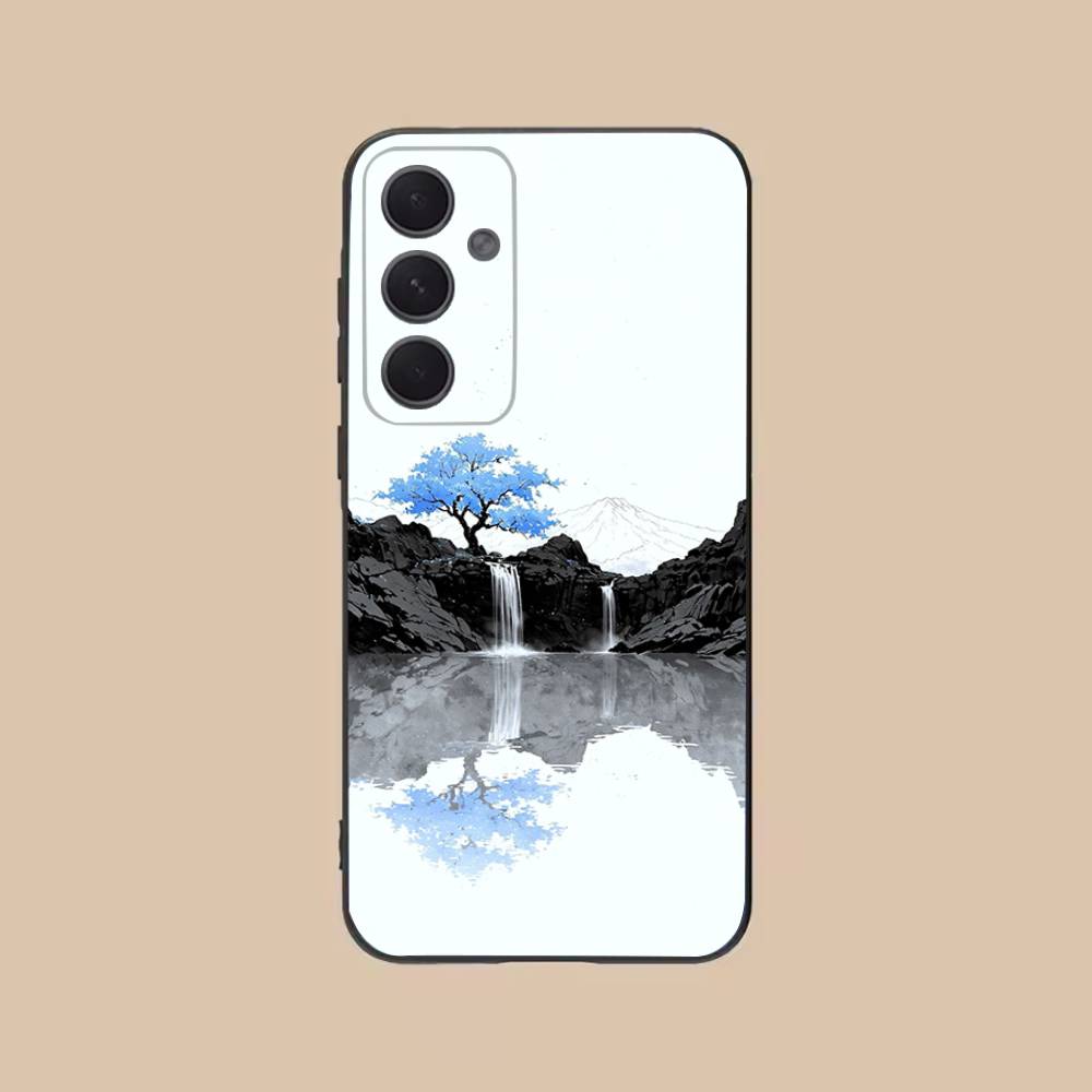 By The Mountainside Phone Case For Samsung S25,24,21,22,23,20,S30,Ultra,Plus,Fe,Lite,Note,5G Black Cover