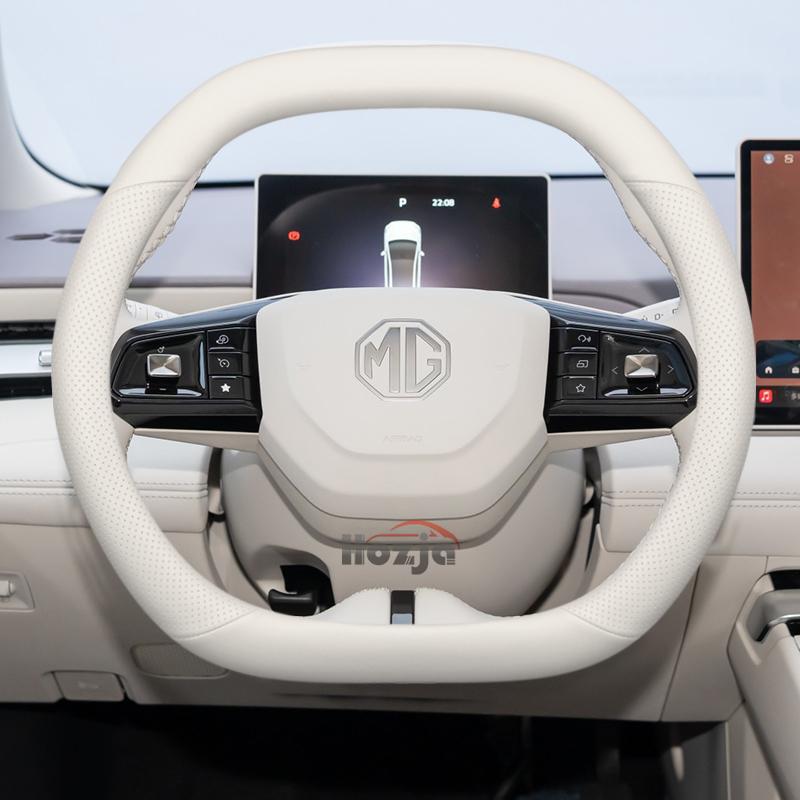 Coprivolante in Pelle per Auto per MG 4 7 ONE HS EHS ZS ES5 GT PHEV Ibrido Lusso 2024 2025 2026 Accessori