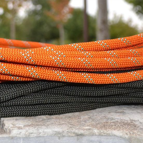 Water Skiing Rope with Handle Stainless Steel Carabiner Buckle 4m Nylon Tow Rope Sled Cart Pull Rope for Wakeboard Kneeboard Snowboard Equipment