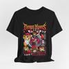 Demon Moons Graphic T-Shirt Tee Tops, Unisex Short Sleeve Shirt, Anime T-Shirt, Casual