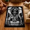 Five Elements Pentacle Double Moons Rectangular Rug Soft Texture Nonslip Carpet For Kids Bedroom Play Area Home Party Decor Holiday Gift