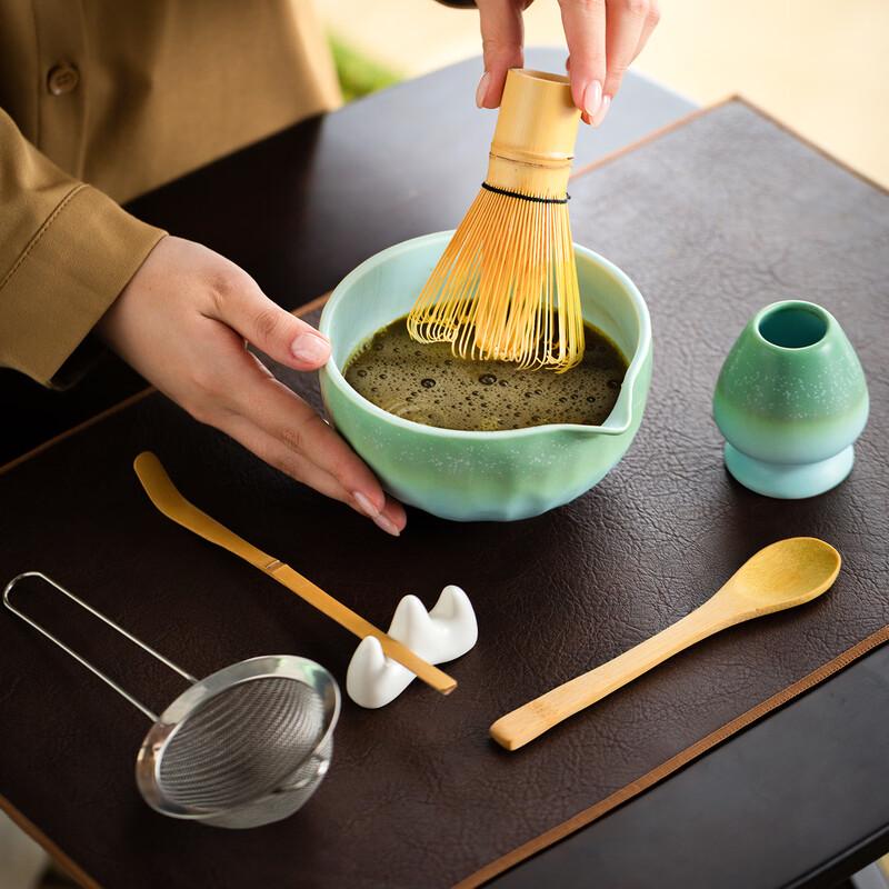 Japanese Ceramic Matcha Tea Ceremony 7-Piece Set